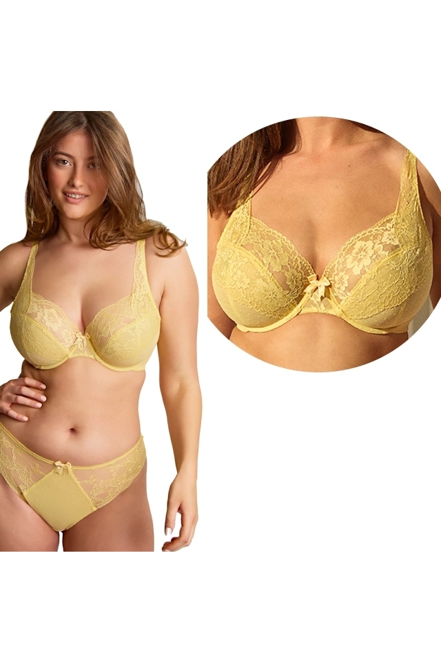 Panache Heidi lemon high apex biustonosz plunge soft