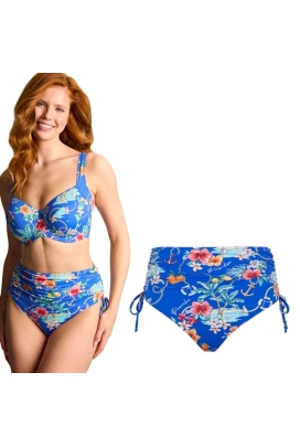 Panache Paradiso print figi midi z troczkami do stroju kąpielowego