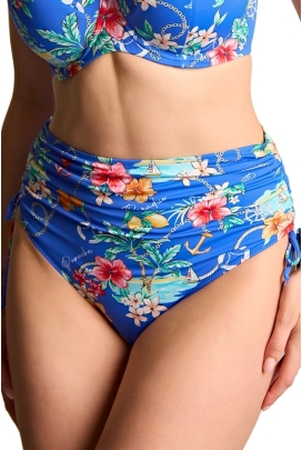 Panache Paradiso print figi midi z troczkami do stroju kąpielowego