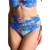 Panache Paradiso print figi midi z troczkami do stroju kąpielowego