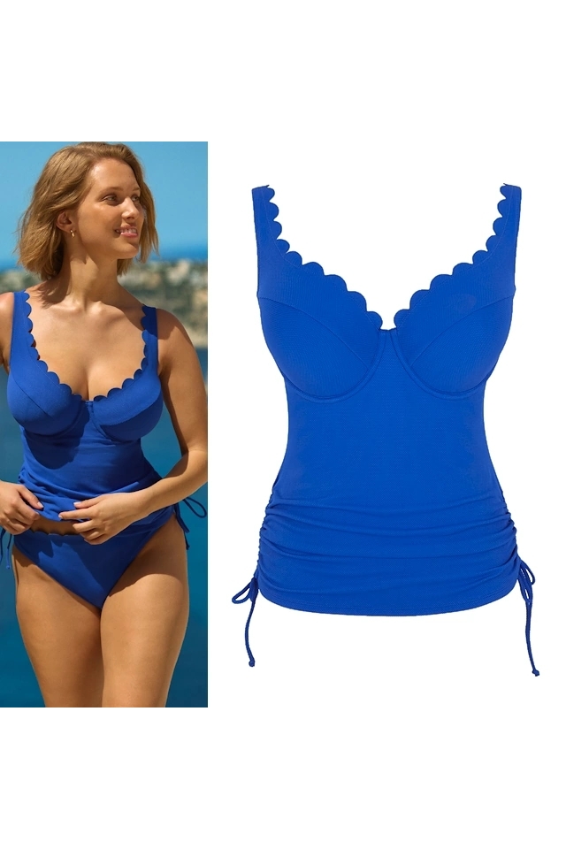 Panache Spirit cobalt tankini koszulka kąpielowa