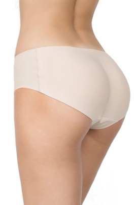 Julimex Extra Boom figi beżowe z efektem push-up