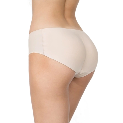 Julimex Extra Boom figi beżowe z efektem push-up