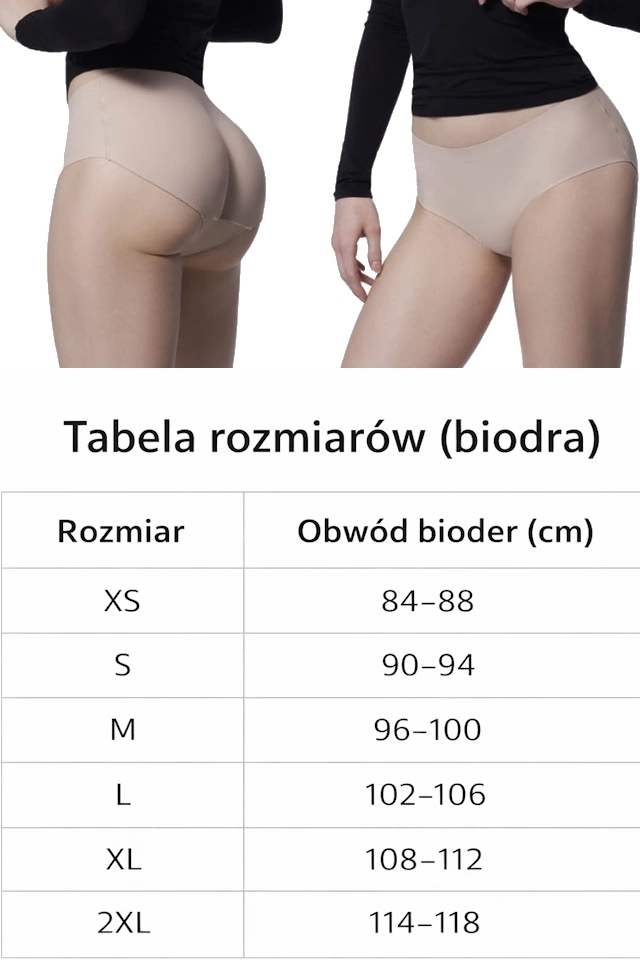 Julimex Extra Boom figi beżowe z efektem push-up