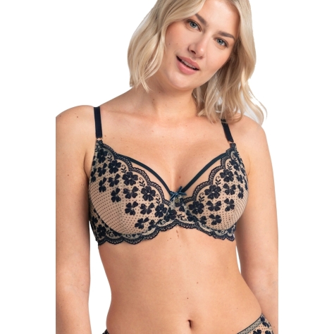 Samanta Scarlett granatowy A123 biuustonosz soft