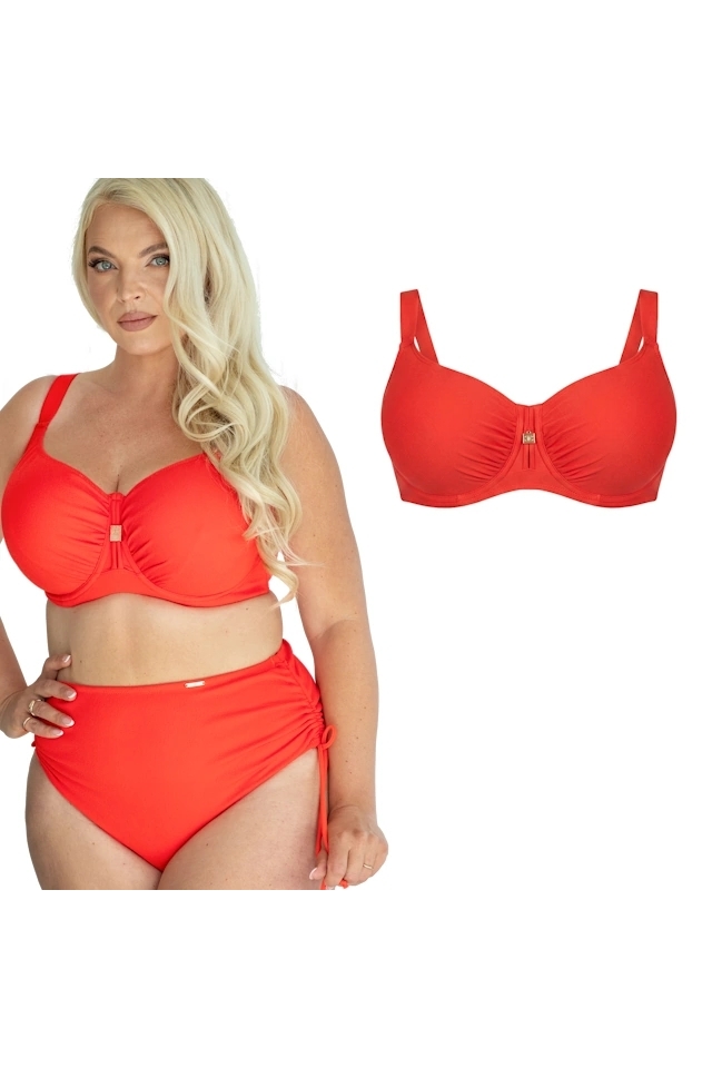 KrisLine Coral coral soft full cup biustonosz do stroju kąpielowego