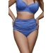 Dalia Galactic blue blink figi maxi  marszczone majtki do stroju kąpielowego