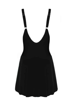 Self 26 1170PC6 Palm Beach czerń strój kąpielowy jednoczęściowy z sukienką
