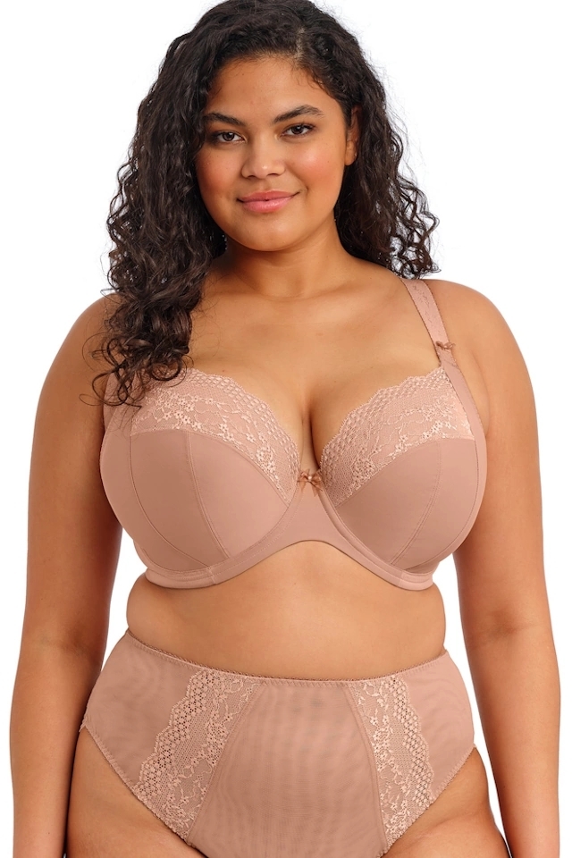 Elomi Lucie mocha biustonosz soft plunge