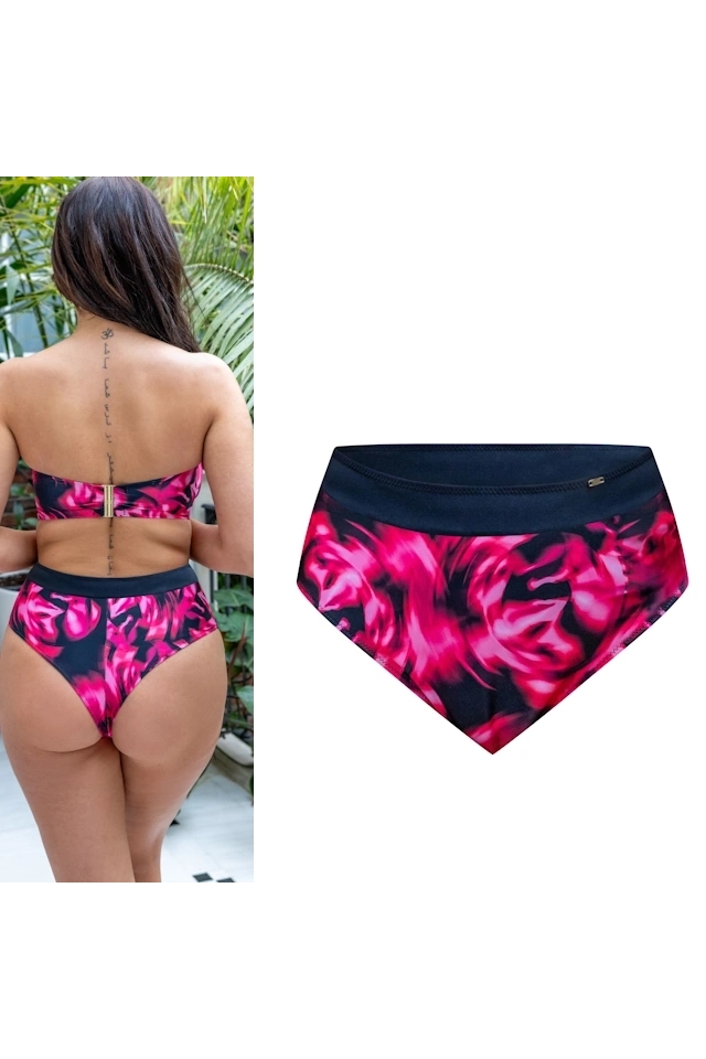 KrisLine Barbados original figi brazyliany wysokie majtki do stroju kąpielowego
