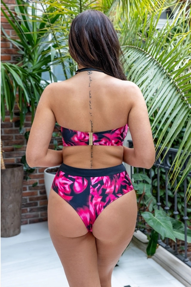 KrisLine Barbados original figi brazyliany wysokie majtki do stroju kąpielowego