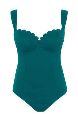 Panache Spirit teal blue jednoczęściowy strój kąpielowy padded
