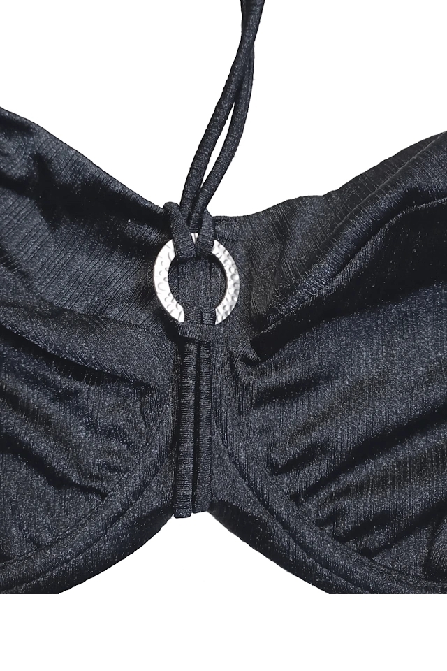 KrisLine Bora Bora black soft full cup biustonosz do stroju kąpielowego