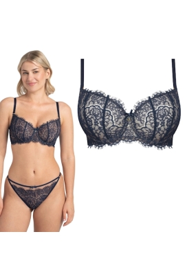 Samanta Lara granatowy A145 biustonosz soft