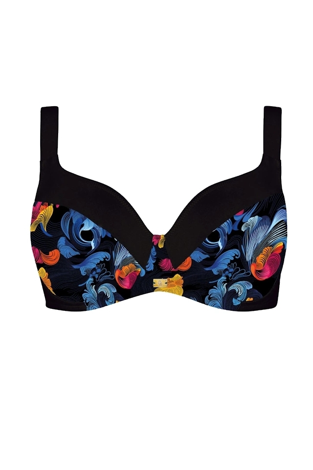 Self 26 896PN14/G Pandora czerń multi biustonosz soft do stroju kąpielowego
