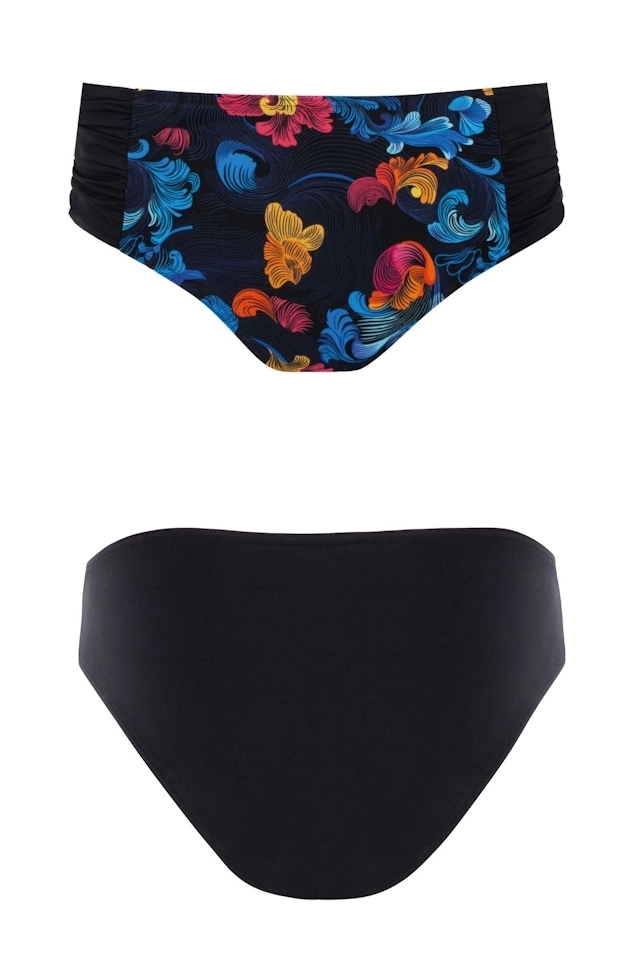 Self 26 Lady 11 APN Pandora czerń multi figi marszczone  do stroju kąpielowego 896PN14/G