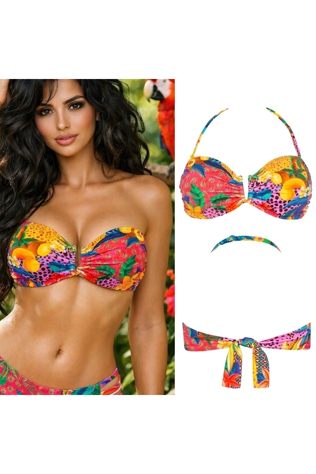 Self 26 831CB2/G Cuba fruit bandeau biustonosz do stroju kąpielowego