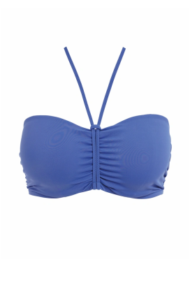 Freya Jewel Cove plain azure bandeau biustonosz do stroju kąpielowego
