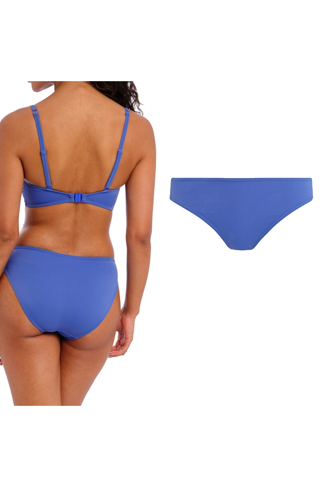 Freya Jewel Cove plain azure figi bikini majtki do stroju kąpielowego