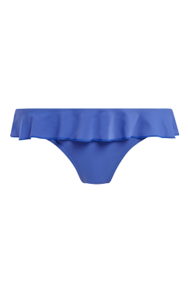 Freya Jewel Cove plain azure figi italini z falbanką majtki do stroju kąpielowego