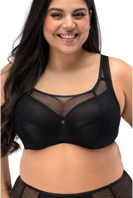 Nessa Georgia czarny biustonosz soft top