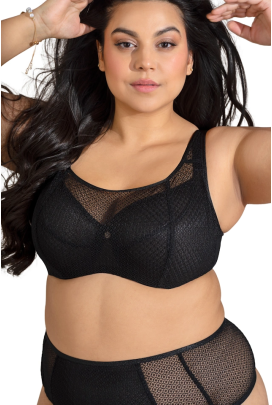 Nessa Georgia czarny biustonosz soft top