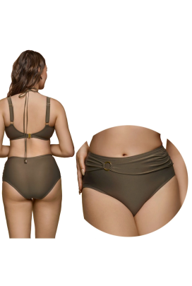 Dalia Olive oliwkowy figi maxi z kółkiem do stroju kąpielowego