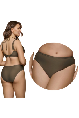 Dalia Olive oliwkowy figi midi do stroju kąpielowego