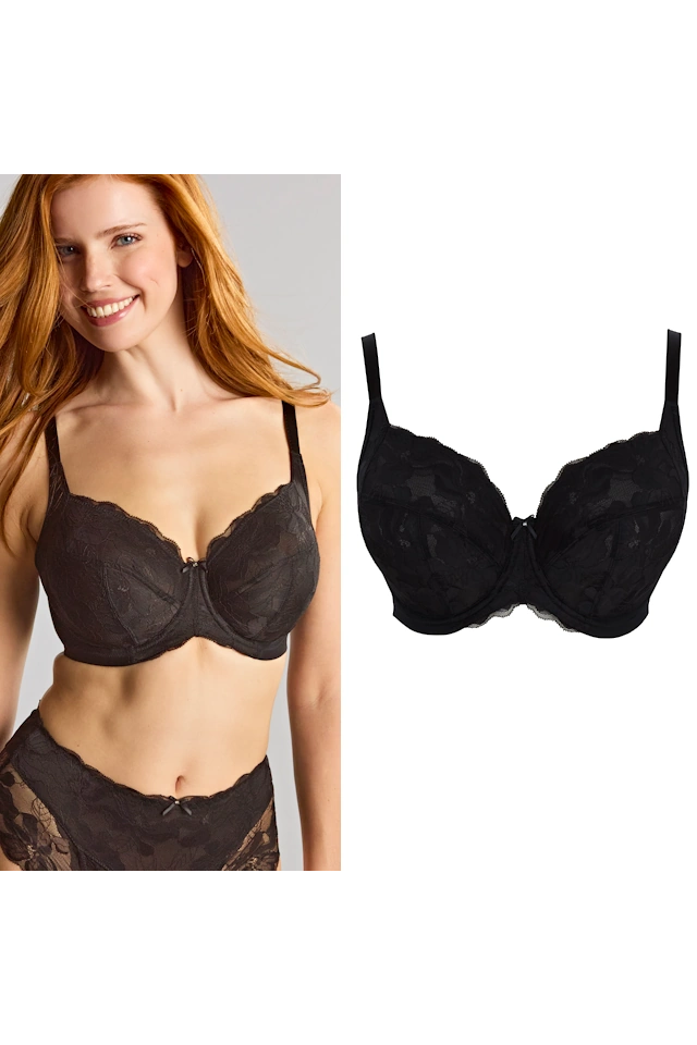 Panache Evangeline black biustonosz soft full cup