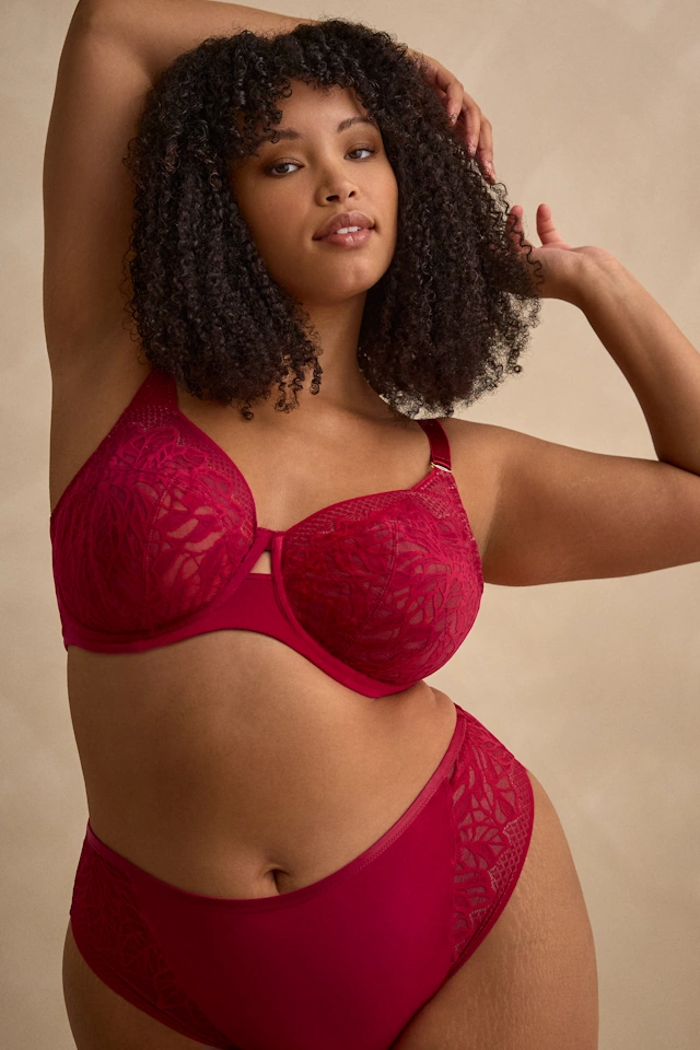 Sculptresse by Panache: Sophia raspberry biustonosz full cup