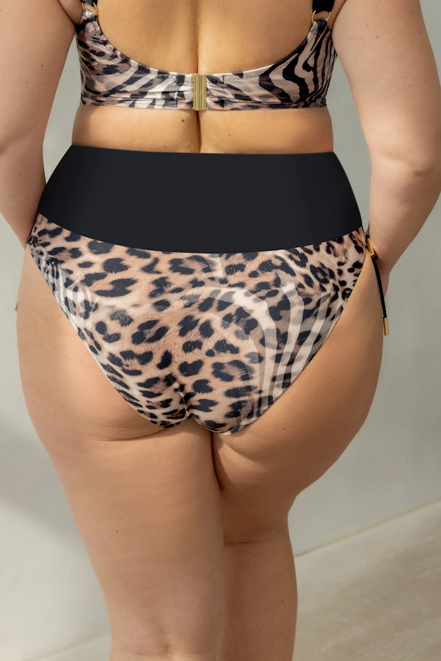 KrisLine Maui panther figi wysokie do stroju kąpielowego