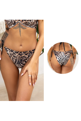 KrisLine Maui panther figi bikini do stroju kąpielowego