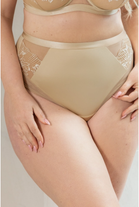 KrisLine Fiore beige figi wysokie