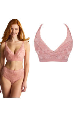 Panache Amour rose pink bez fiszbin biustonosz padded