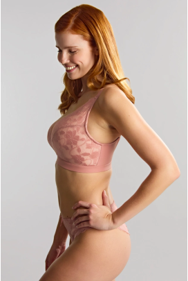 Panache Amour rose pink bez fiszbin biustonosz padded