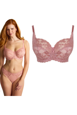 Panache Amour rose pink biustonosz full cup soft