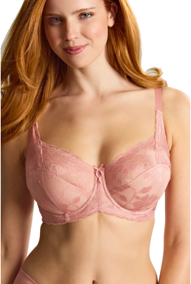 Panache Amour rose pink biustonosz full cup soft