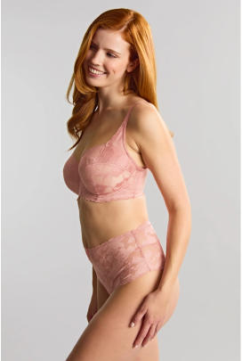 Panache Amour rose pink biustonosz full cup soft