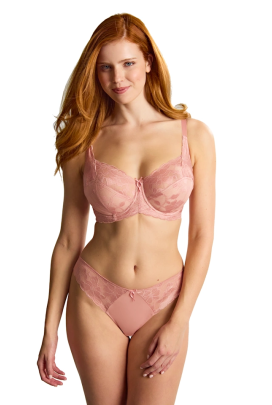 Panache Amour rose pink biustonosz full cup soft