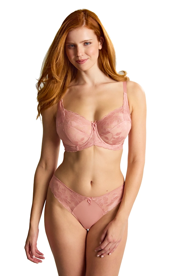 Panache Amour rose pink biustonosz full cup soft