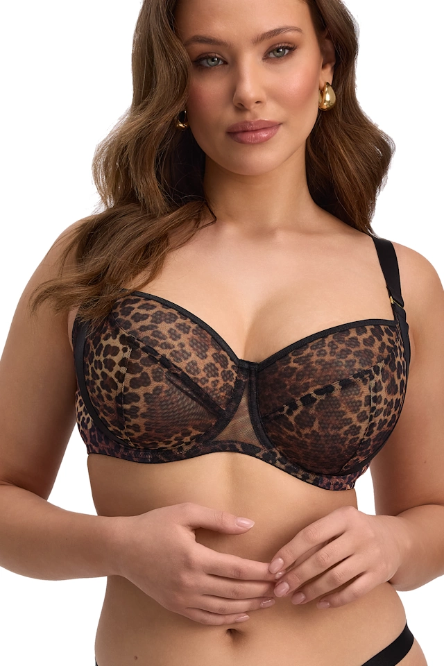 Ewa Bien Pryma leopard B161 biustonosz soft