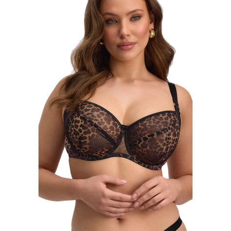 Ewa Bien Pryma leopard B161 biustonosz soft
