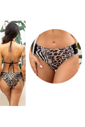 KrisLine Maui panther fig klasyczne do stroju kąpielowego