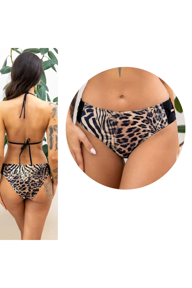 KrisLine Maui panther fig klasyczne do stroju kąpielowego