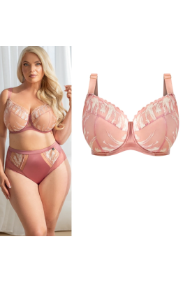 KrisLine Lisa powderpink full-cup biustonosz soft