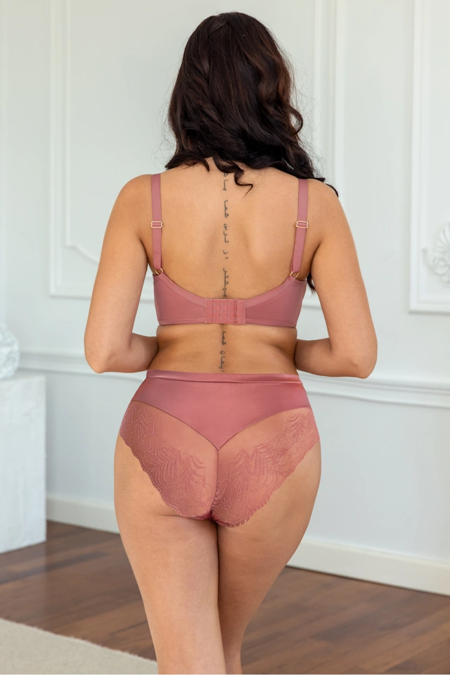 KrisLine Lisa powderpink half-cup biustonosz soft