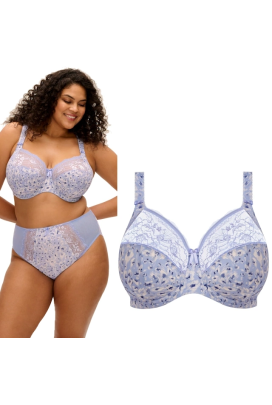 Elomi Morgan blue leopard soft biustonosz full cup soft