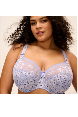 Elomi Morgan blue leopard soft biustonosz full cup soft