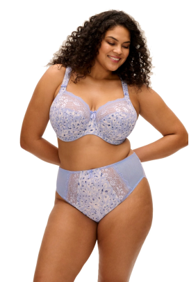 Elomi Morgan blue leopard soft biustonosz full cup soft