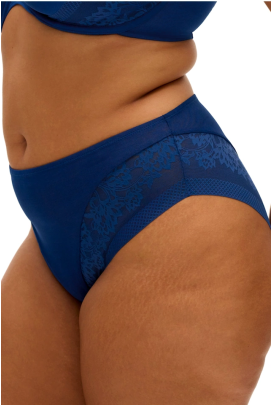 Elomi Nerina french navy figi high leg